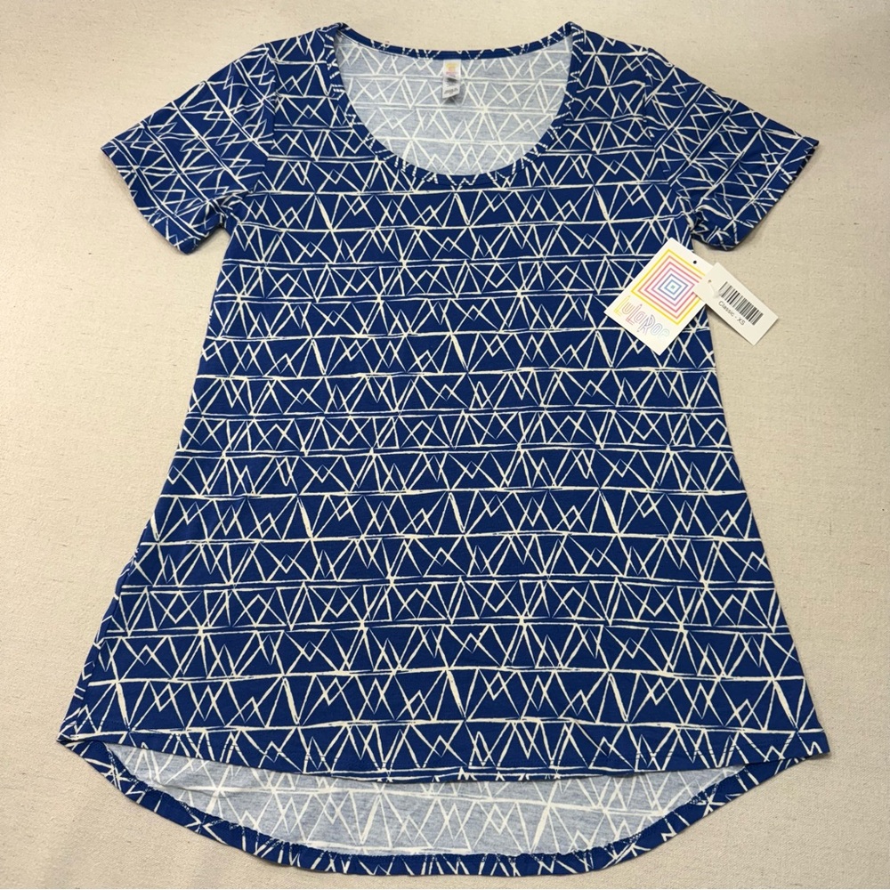 🤠 3/$20 LuLaRoe - Classic - Blue & White - Size XS - NWT